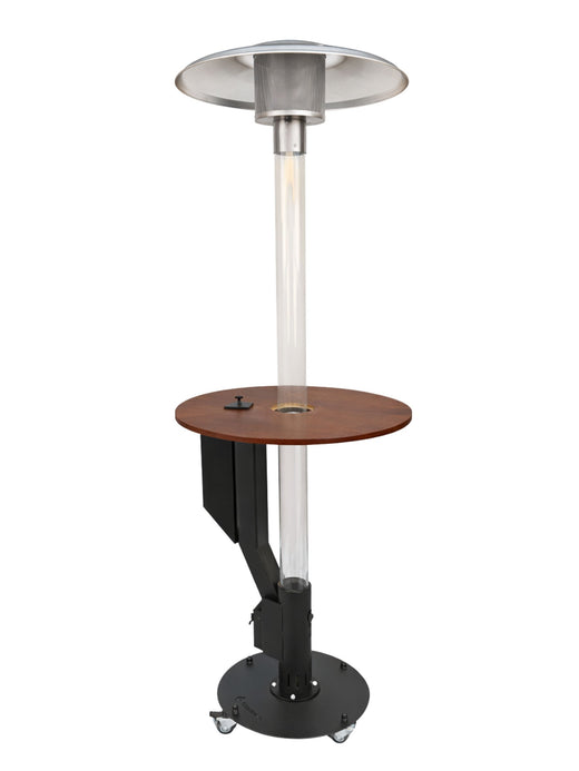 Flamesa® Solaro – Premium Pellet Patio Heater with Table